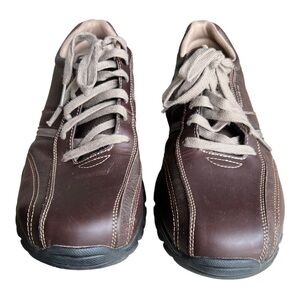 Skechers Relaxed Fit Air Cooled Memory Foam Brown Lace-up Shoes - Size: 13